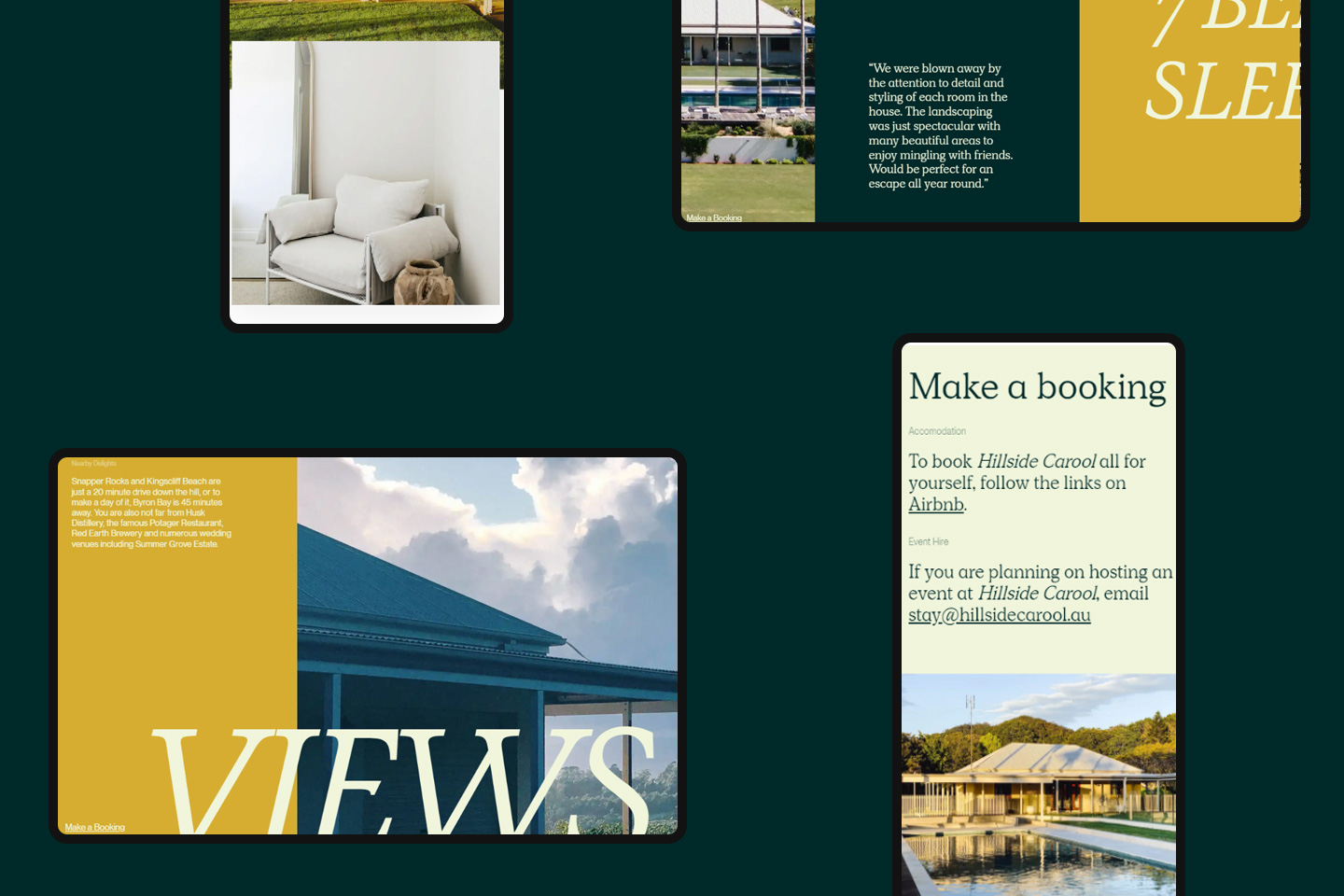Fast-loading luxury villa website performance metrics showing superior page speed optimization